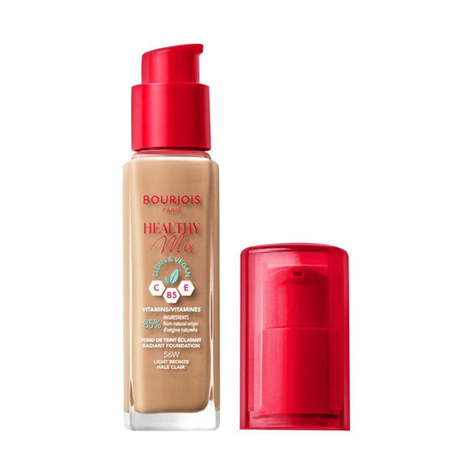 BOURJOIS HEALTHY MIX CLEAN VEGAN FOUNDATION 056 LIGHT BRONZE