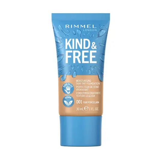 RIMMEL LONDON KIND & FREE FOUNDATION - 001 FAIR PORCELAIN
