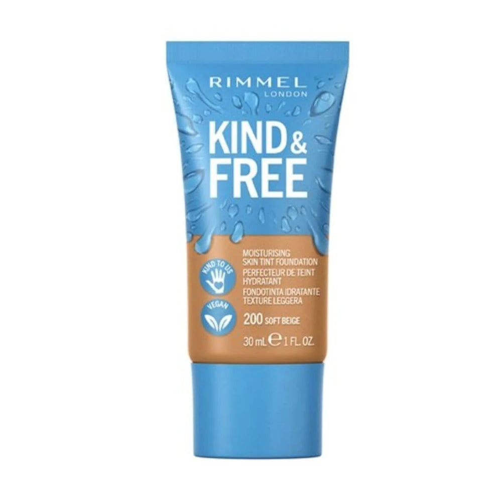 RIMMEL LONDON KIND & FREE FOUNDATION - 200 SOFT BEIGE