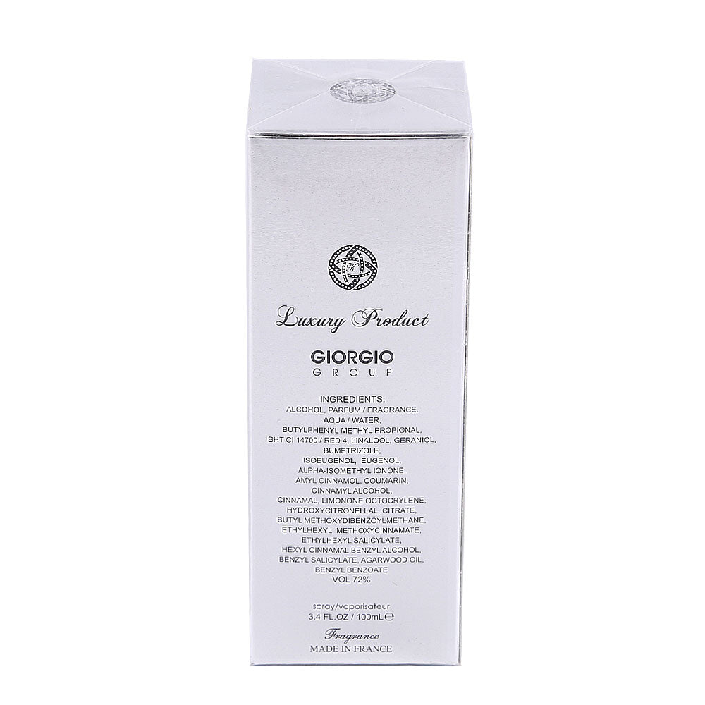 GIORGIO SILVER INTENSE LUXURY PRODUCT 100 ML