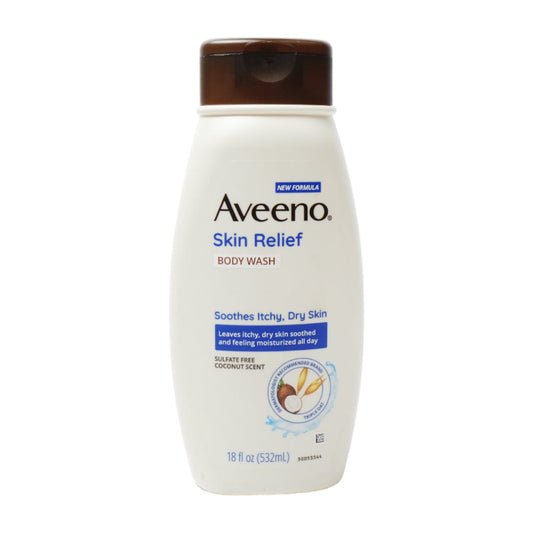 AVEENO BODY WASH COCONUT SCENTED SOOTHES ITCHY 532 ML