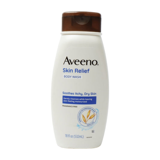 AVEENO BODY WASH SKIN RELIEF FRAGRANCE FREE 532 ML