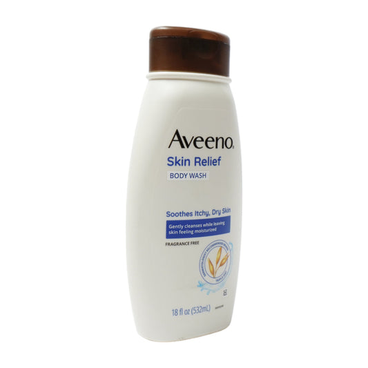 AVEENO BODY WASH SKIN RELIEF FRAGRANCE FREE 532 ML