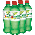 7UP Zero Sugar Lemon Lime Soda, .5 L  bottles, 6 pack