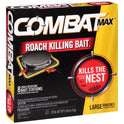 Combat Max Large Roach Killing Bait Stations, Child-resistant, 8 Count