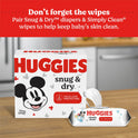 Huggies Snug & Dry Baby Diapers, Size 6, 54 Ct