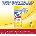 Lysol Disinfectant Wipes, Multi-Surface Antibacterial Cleaning Wipes, For Disinfecting and Cleaning, Lemon and Lime Blossom, 35ct