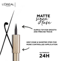 LOREAL MATTE SIGNATURE EYELINER 01 BLACK SIGNATURE