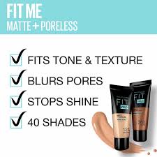 MAYBELLINE FIT ME FDT MAT PORE TUBE 115 IVORY 18ML