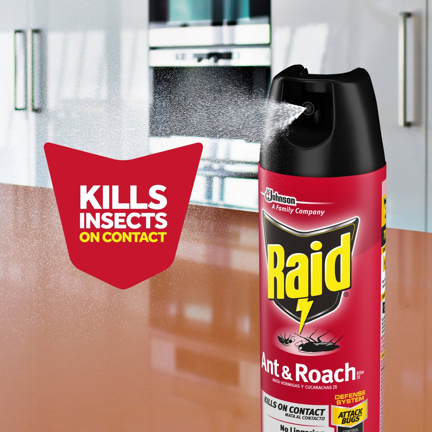 Raid Defend Outdoor Ant and Roach Insecticide Value Size, Fresh, 20 oz