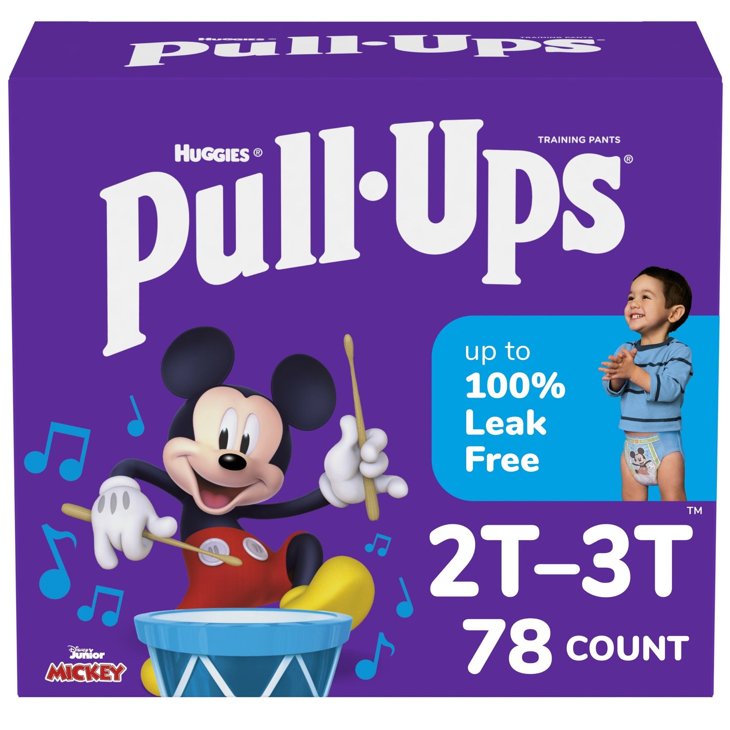 Pull-Ups Boys' Potty Training Pants, 2T-3T (16-34 lbs), 78 Count