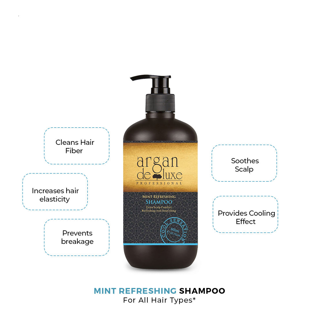 Argan De Luxe Mint Refreshing Shampoo 300Ml