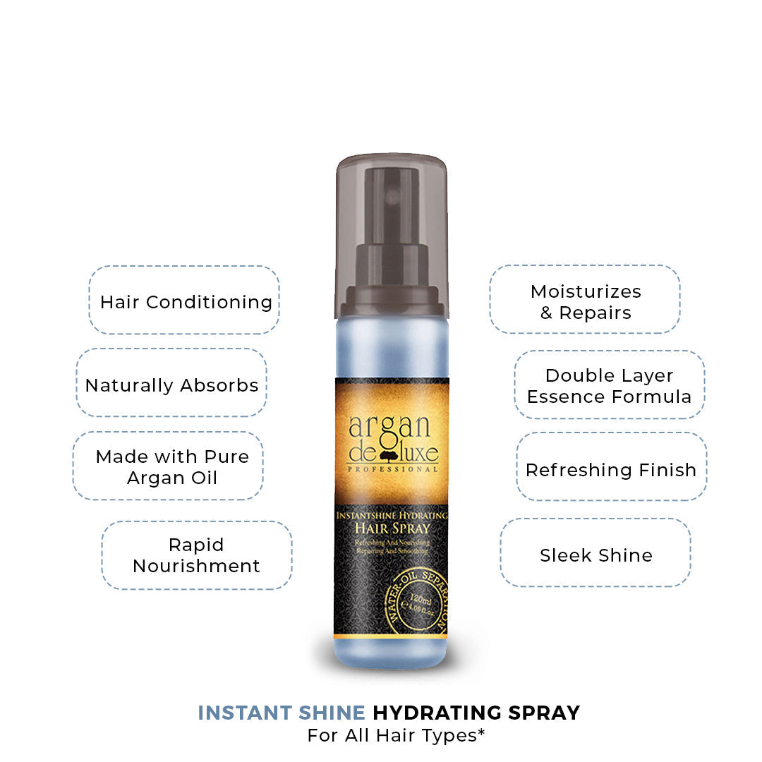 Argan De Luxe Instant Shine Hydrating Spray 120Ml
