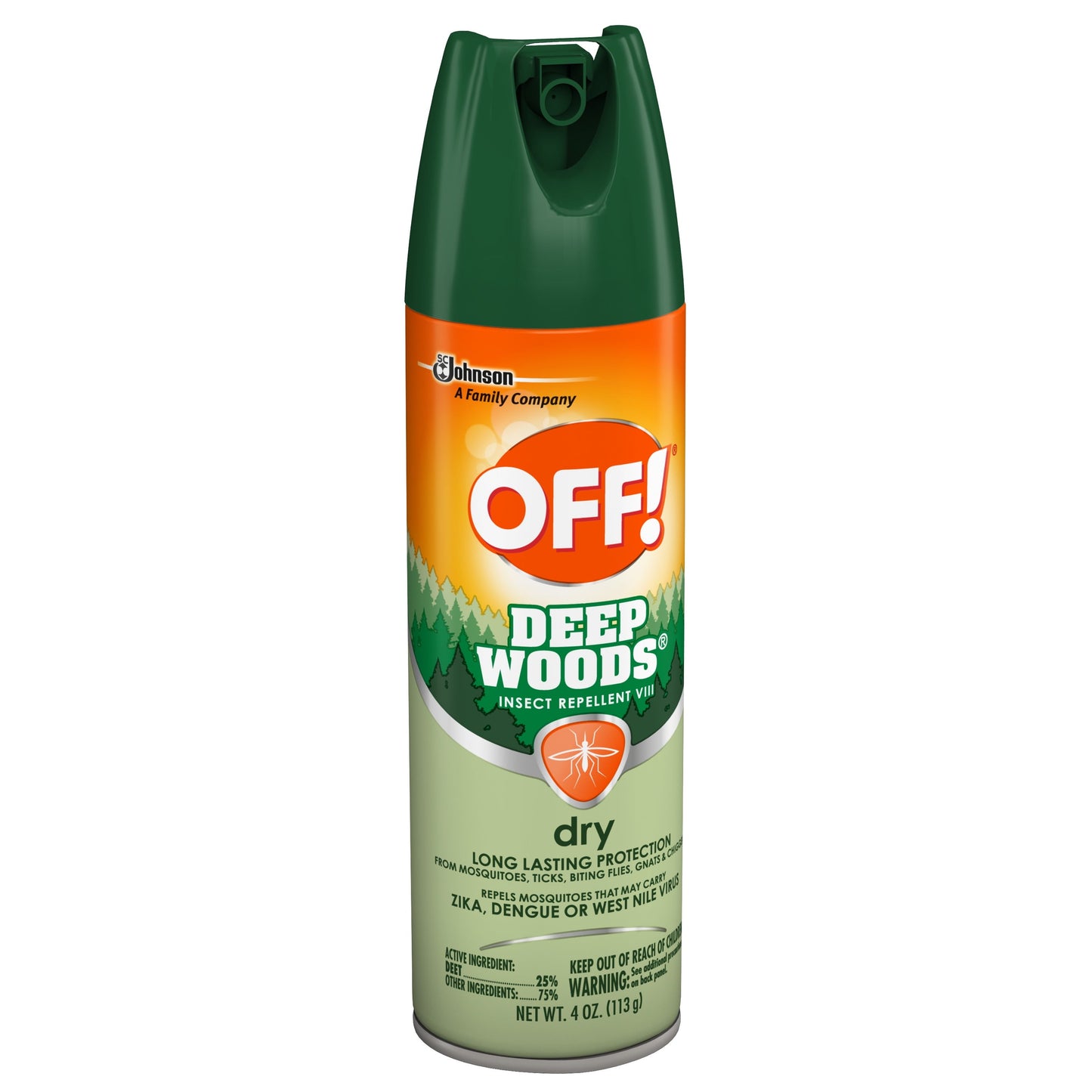 OFF! Deep Woods Insect Repellent VIII Dry, 4 fl oz