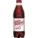 Diet Dr Pepper Soda, .5 L bottles, 6 pack