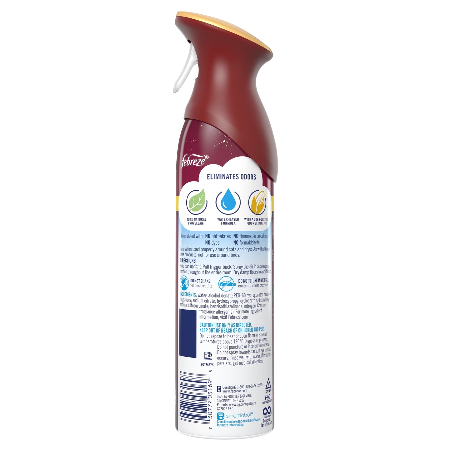 Febreze Air Effects Odor-Fighting Air Freshener Cranberry Tart, 8.8 oz. Aerosol Can