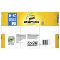 Bounty Essentials Select-a-Size Paper Towels, White, 6 Double Rolls