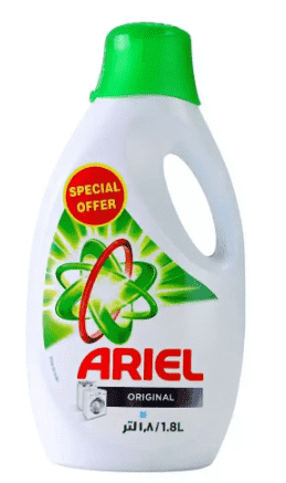 ARIEL WASHING GEL LIQUID ORIGINAL 1.8 LTR