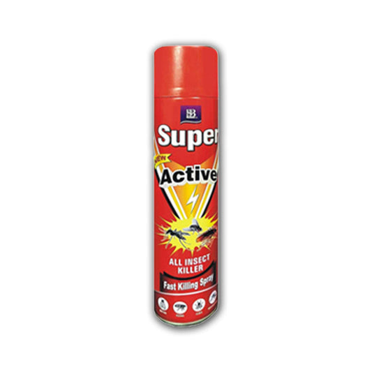 SUPER ACTIVE POWER INSECT KILLER ALL SPRAY BLACK 400 ML