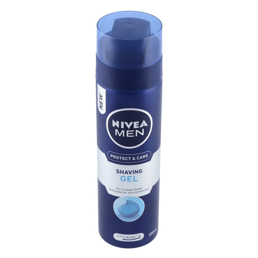 NIVEA MEN SHAVING GEL EXTRA MOISTURE PROTECTS & CARES 200 ML