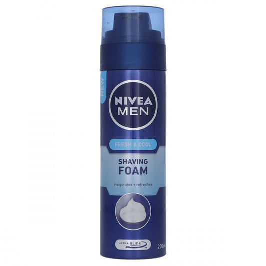 NIVEA MEN SHAVING FOAM COOL KICK INVIGORATES & REFRESHES 200