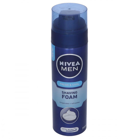 NIVEA MEN SHAVING FOAM COOL KICK INVIGORATES & REFRESHES 200