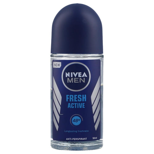 NIVEA DEODORANT ROLL-ON FRESH ACTIVE FOR MEN 50 ML