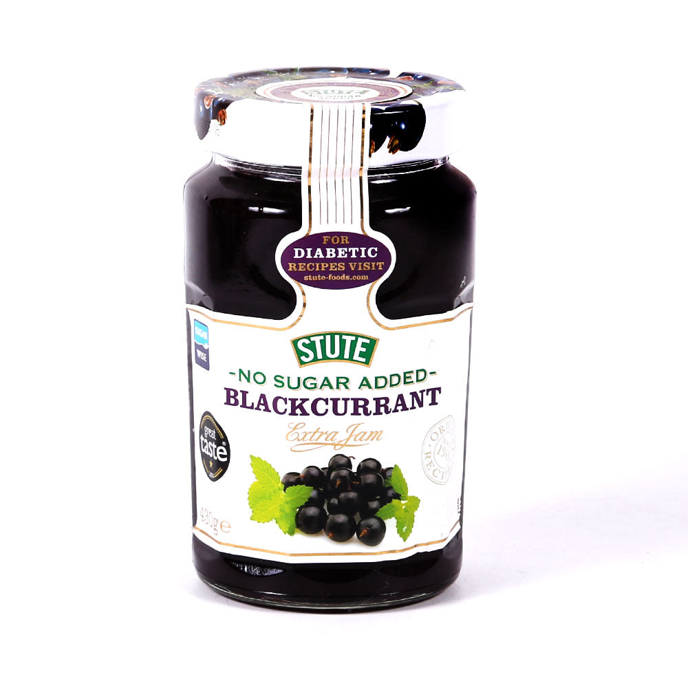 STUTE JAM FOR DIABETIC BLACK CURRANT 430 GM