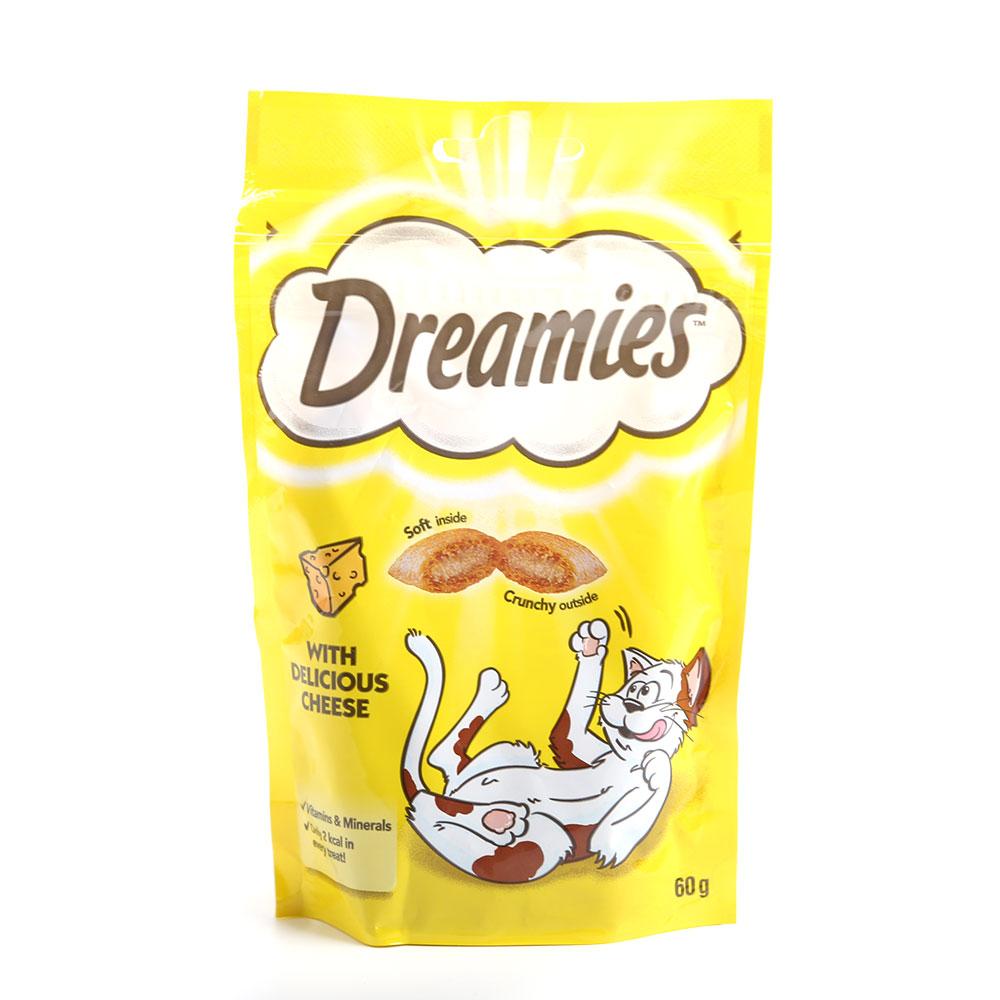 DREAMIES CAT FOOD WITH DELICIOUS CHEESE 60 GM
