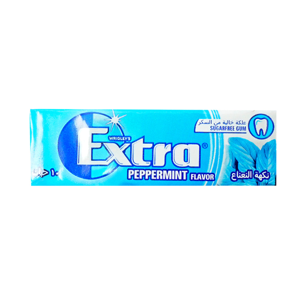 WRIGLEYS EXTRA GUM PEPPERMINT SUGAR FREE 14 GM