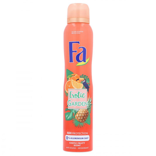 FA DEODORANT EXOTIC GARDEN FRUITY SCENT 200 ML