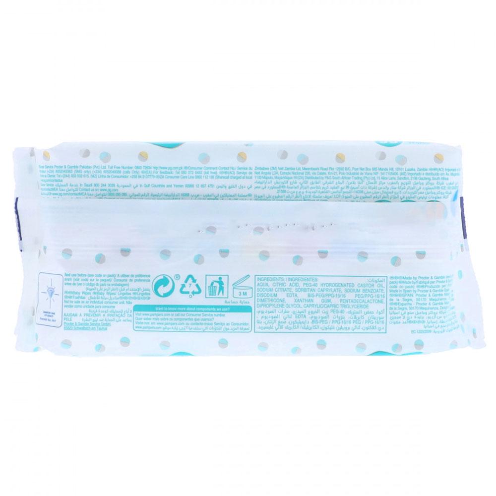 PAMPERS BABY WIPES SENSITIVE 56  CLIP WIPES