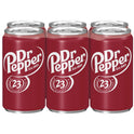 Dr Pepper Soda, 7.5 fl oz cans, 6 pack