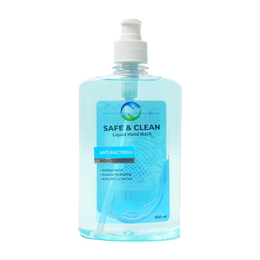 SAFE & CLEAN LIQUID HAND WASH ANTI BACTERIAL 500 ML