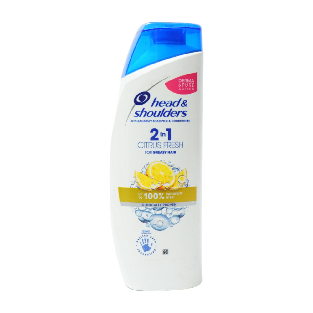 HEAD & SHOULDERS SHAMPOO 2 IN 1 CITRUS FRESH 450 ML