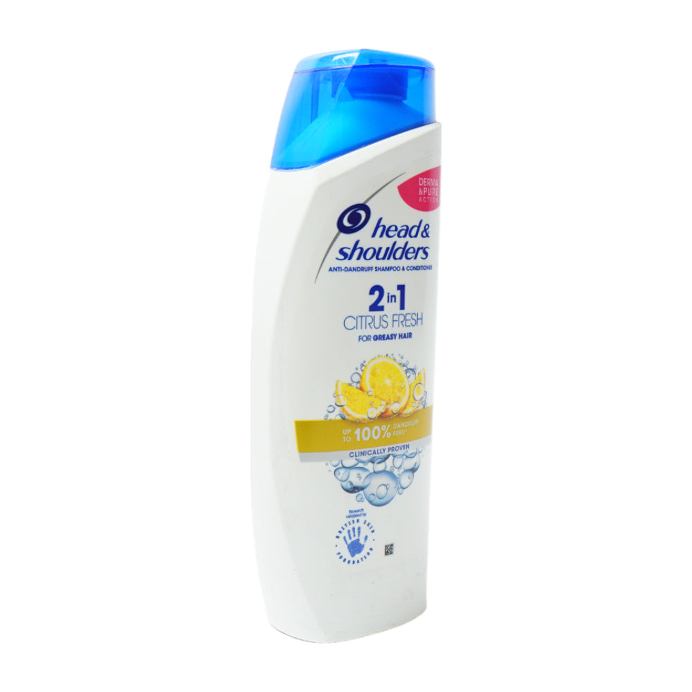 HEAD & SHOULDERS SHAMPOO 2 IN 1 CITRUS FRESH 450 ML