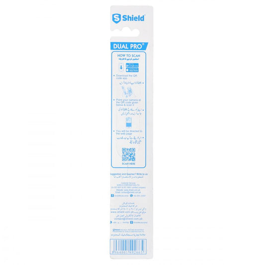 SHIELD TOOTH BRUSH DUAL PRO MEDIUM PC