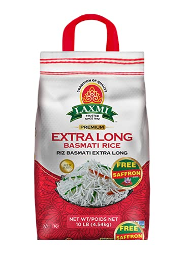 LAXMI EXTRA LONG BASMATI RICE (10 LB)