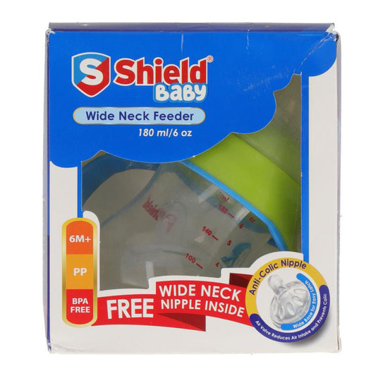 SHIELD WIDNECK FEEDER 180ML PC