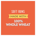 Nature's Own 100% Whole Wheat Hamburger Buns, 15 oz, 8 Count