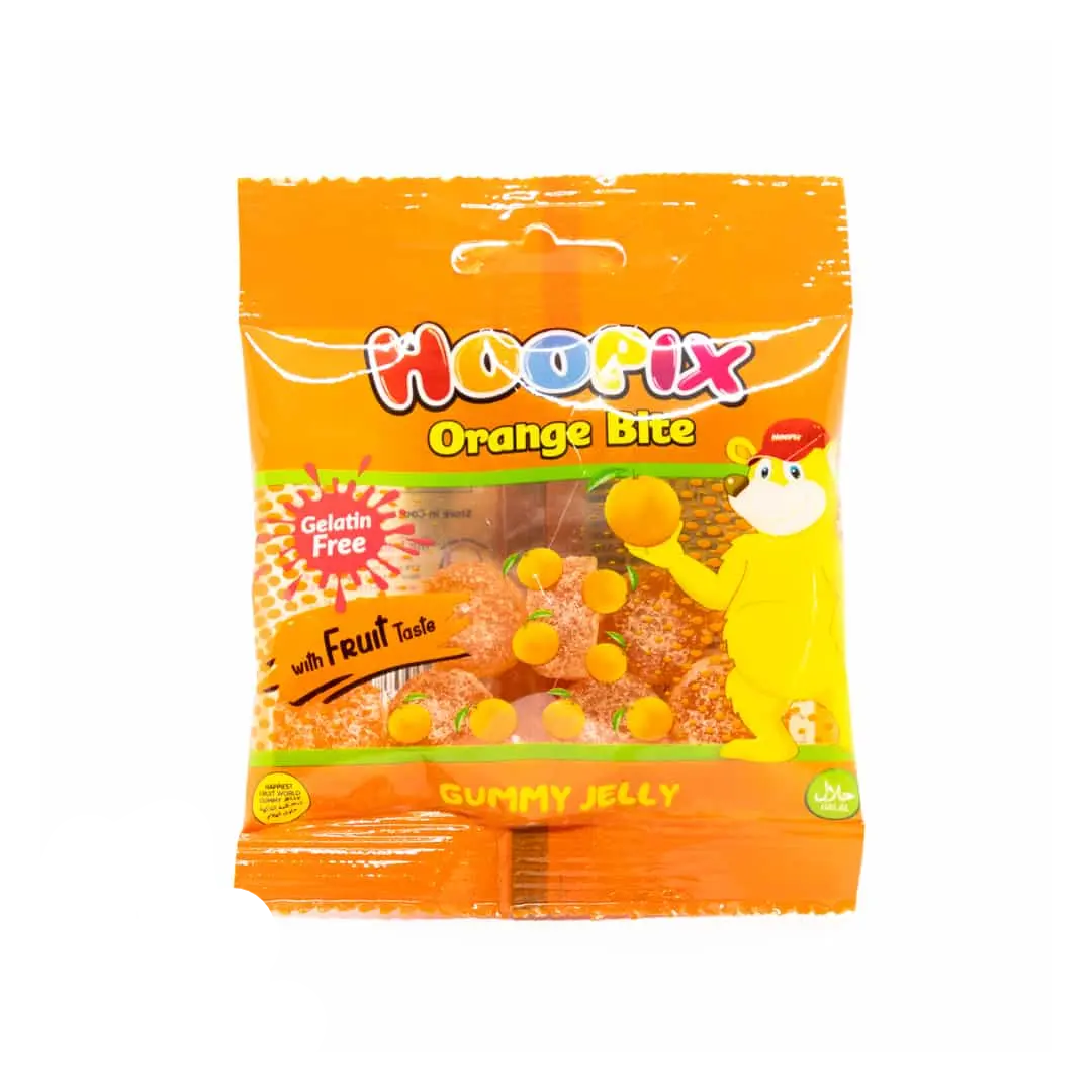 HOOPIX ORANGE BITE GUMMY JELLLY 30GM