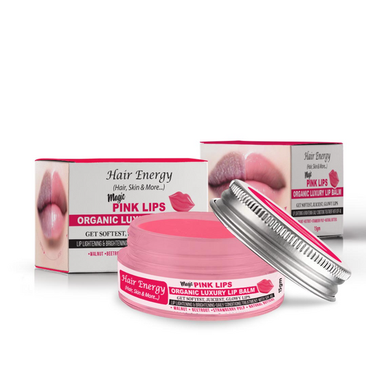 Hair Energy Pink Lips Organic Luxury Lip Balm 15 Gm