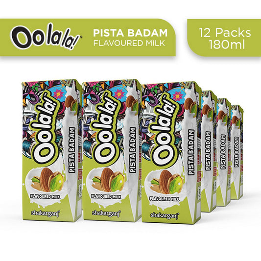 GOOD MILK OOLALA PISTA BAADAM MILK 200 ML-CARTON