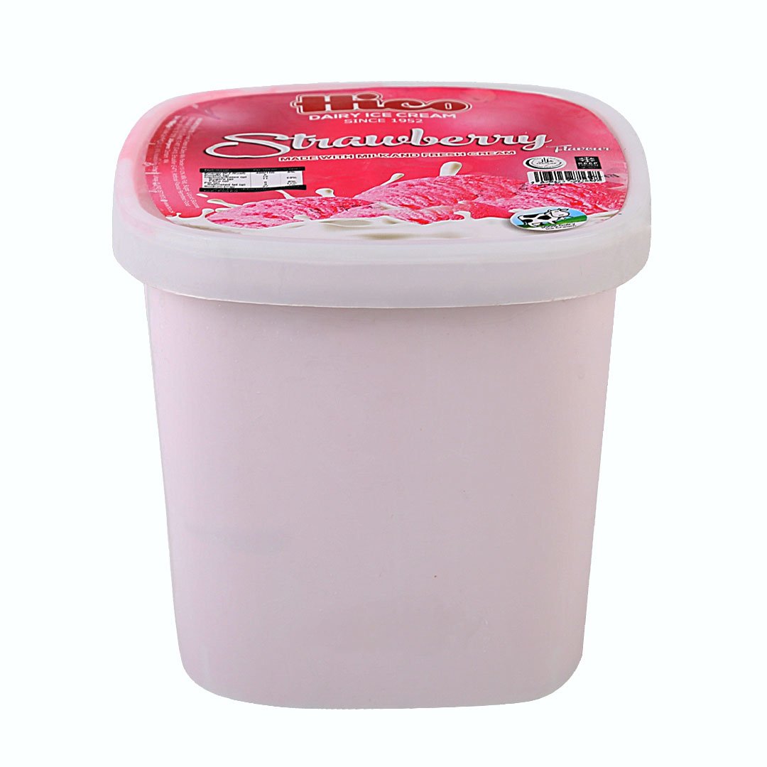 HICO STRAWBERRY ICE CREAM FAMILY BUCKET PACK 1.5 LTR