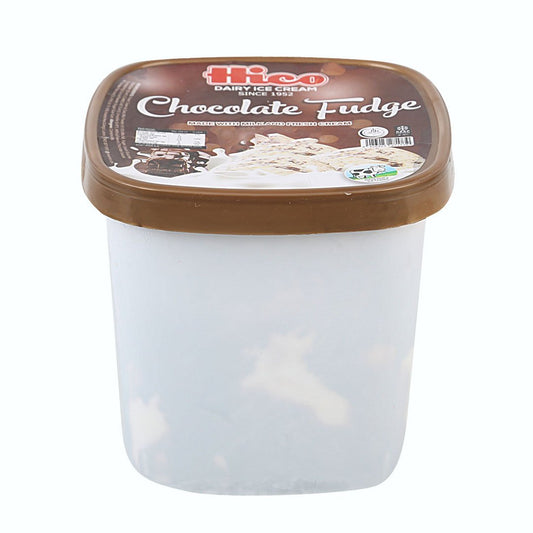 HICO CHOCOLATE FUDGE ICE CREAM FAMILY BUCKET 1.5 LTR