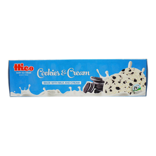 HICO COOKIES & CREAM ICE  CREAM 750ML