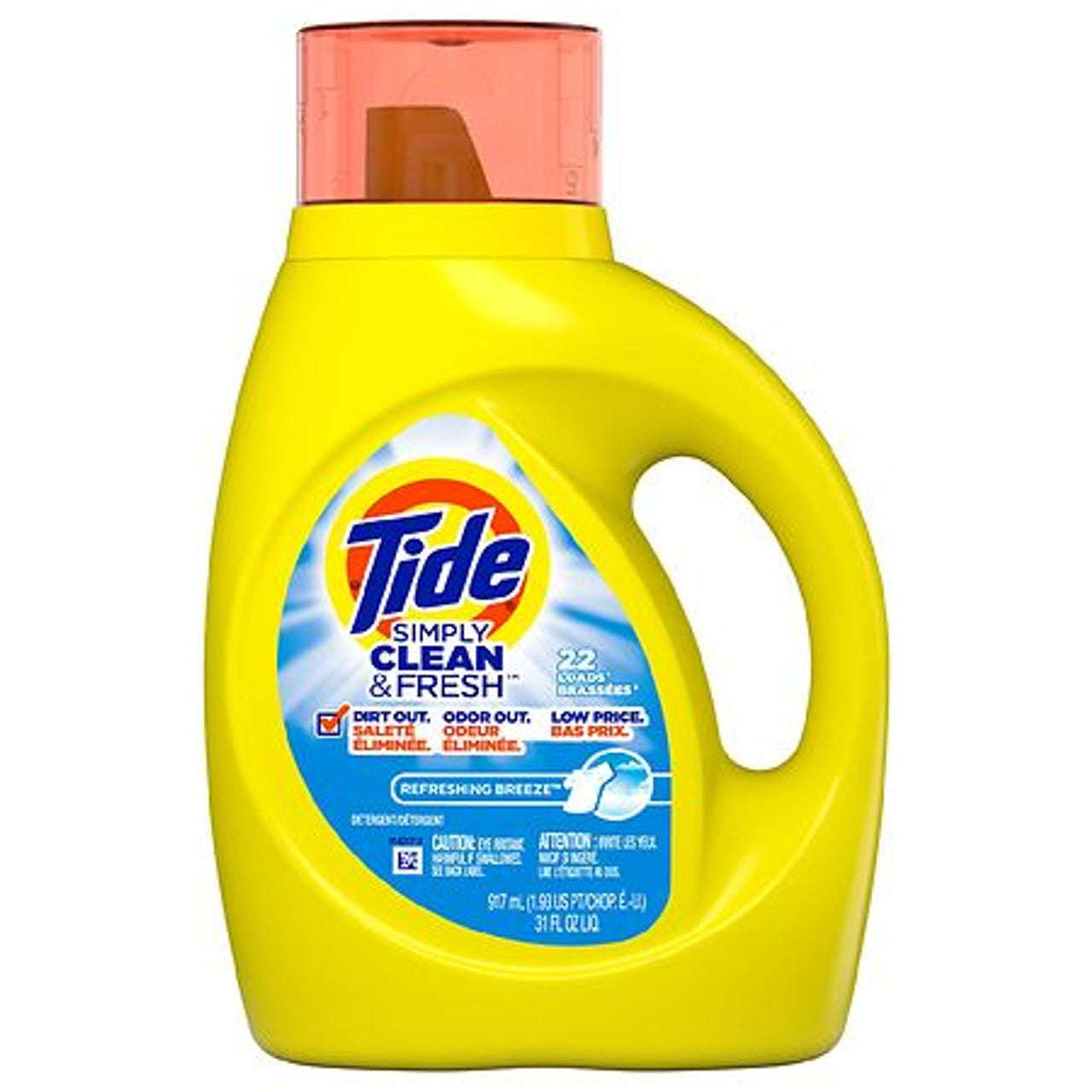 TIDE WASHING LIQUID REFRESHING BREEZE SIMPLY CLEAN 917 ML