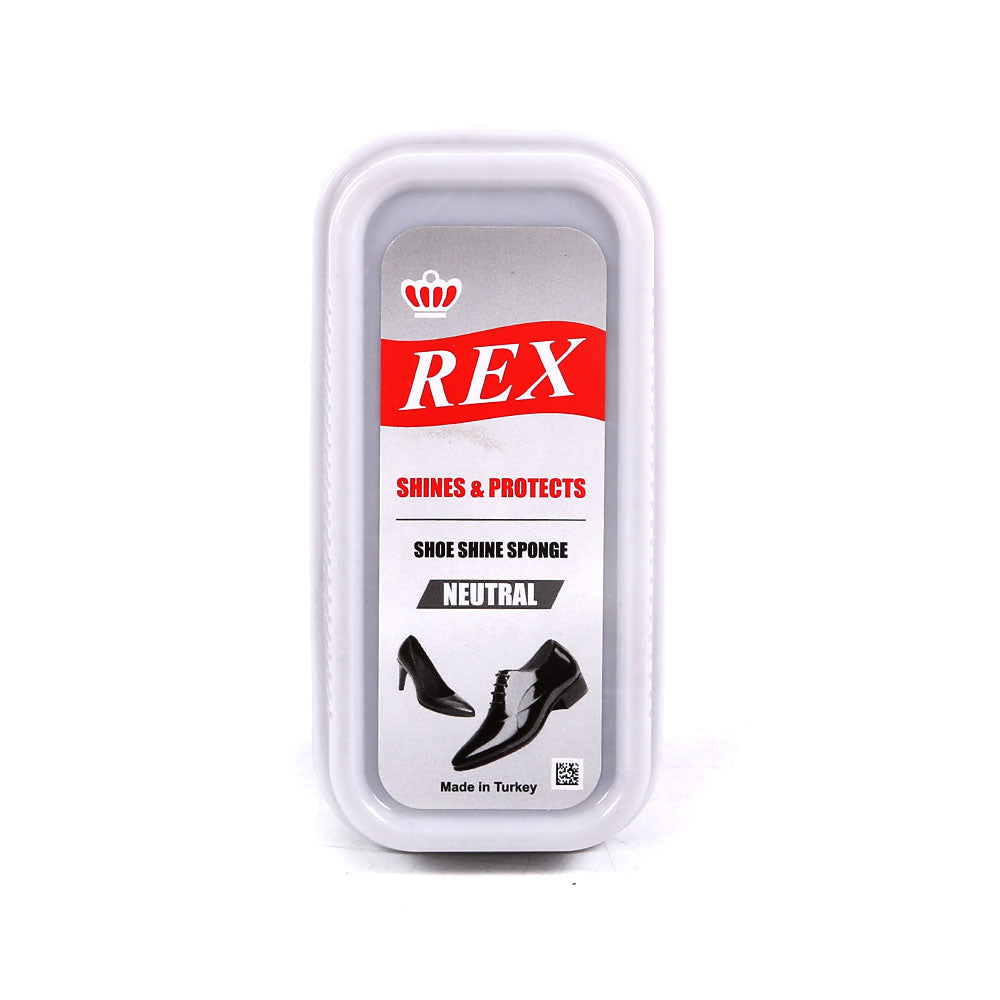 REX SHOE SHINE SPONGE NEUTRAL