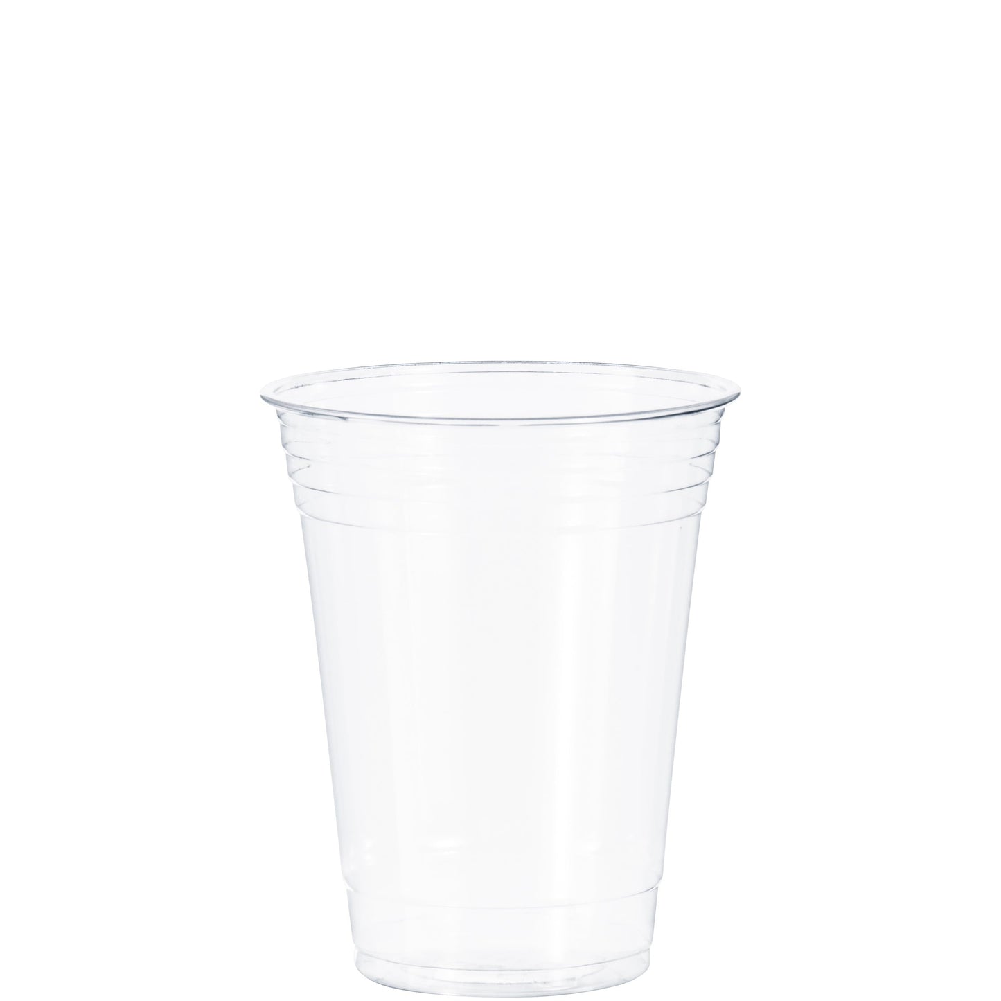 Solo Disposable Plastic Cups, Clear, 18oz, 25 Count