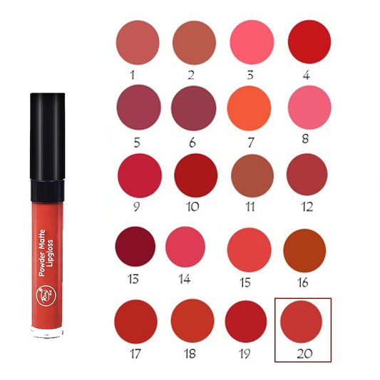 RIVAJ POWDER MATTE LIP GLOSS PC 20